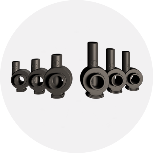 Gelenkschenkel Satz, 6 Stk., PIRASTRO KorfkerRest® LUNA® Violine, Art.-Nr. 701350