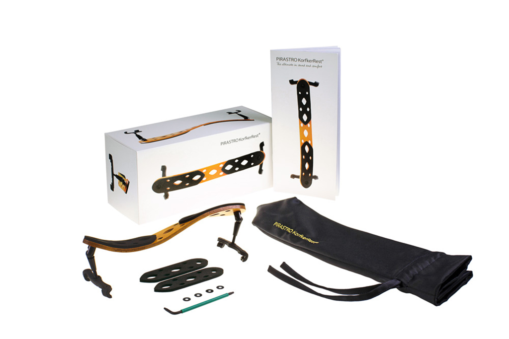 Lieferumfang Pirastro KorfkerRest® für Violine Model 2 Art.-Nr. 700010